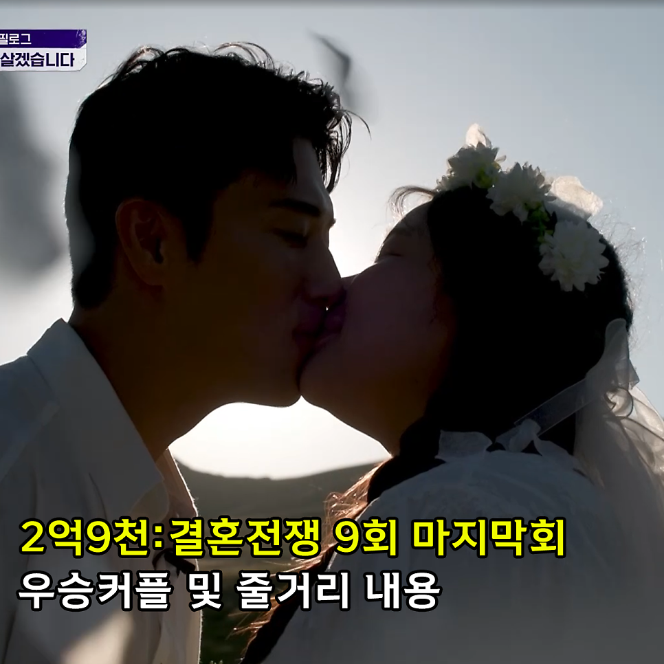 2억9천 결혼전쟁 우승팀 결승 결과 9회 역전커플 발레커플 tvN 서바이벌 예능