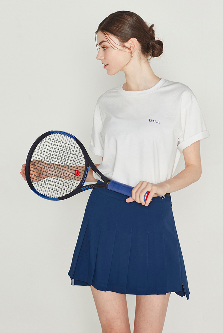 데이브앤데이즈 여자 테니스복 테니스치마 입고 블루원상주cc