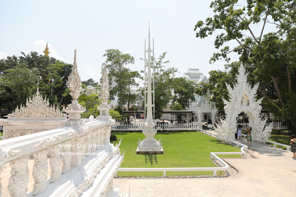 태국 여행 치앙라이 가볼만한곳 백색사원 왓롱쿤 (화이트템플)