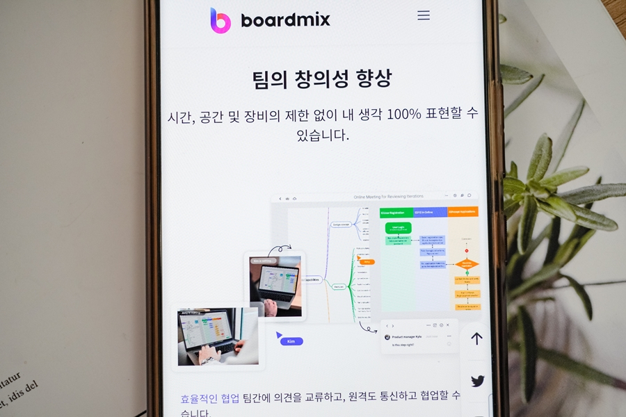 Boardmix 협업툴 인공지능 화이트 보드, AI 사진, 프레젠테이션 사이트