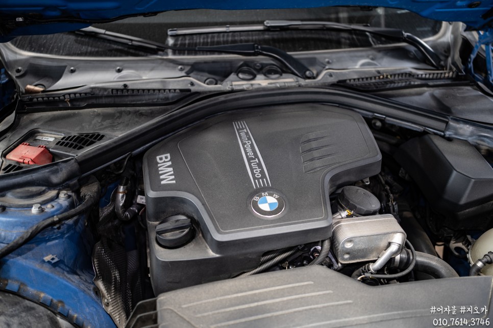 BMW 320i 헤드커버 점화플러그 코일, 휘파람 소리와 오일누유 그리고 타는냄새