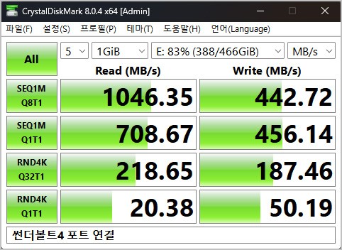 슈피겐 C타입 기가랜 멀티허브, 썬더볼트4 &amp; 덱스 기능 지원