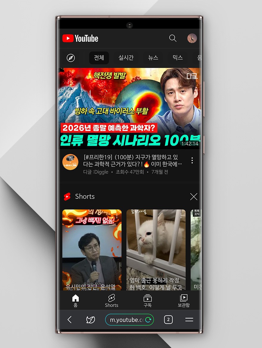 유튜브 광고 차단되는 웨일 앱, 태블릿에서 최적화 하는 방법들