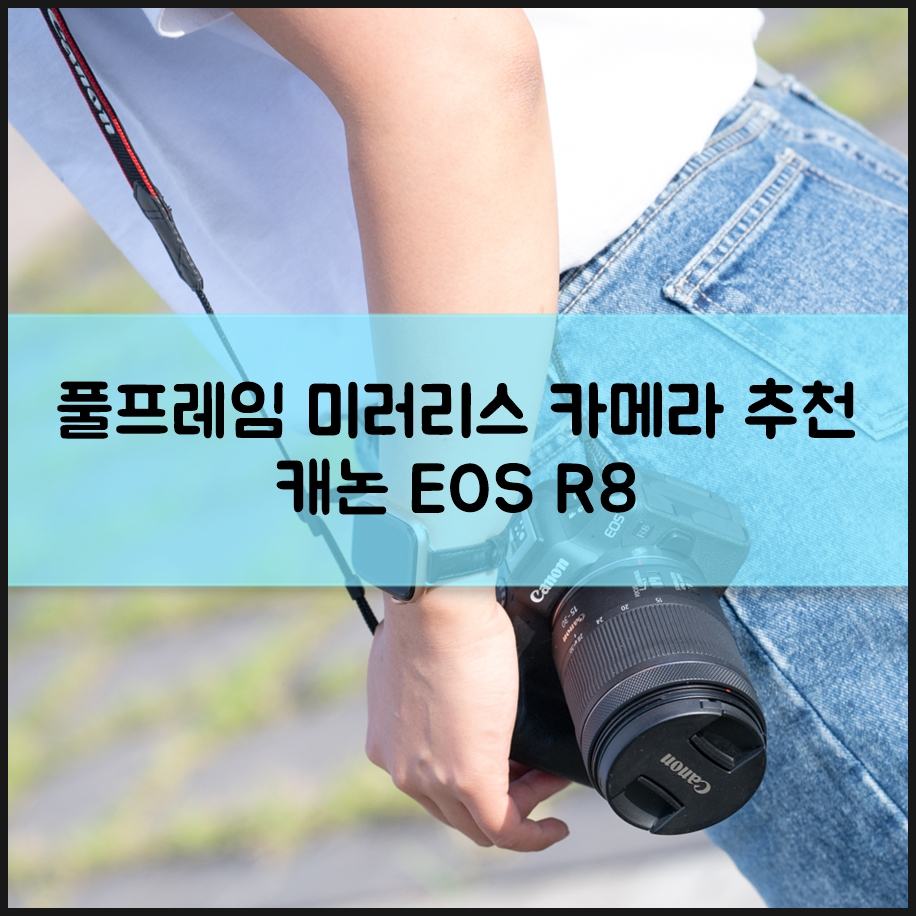 휴대성 뛰어난 풀프레임 미러리스 카메라 추천 캐논 EOS R8