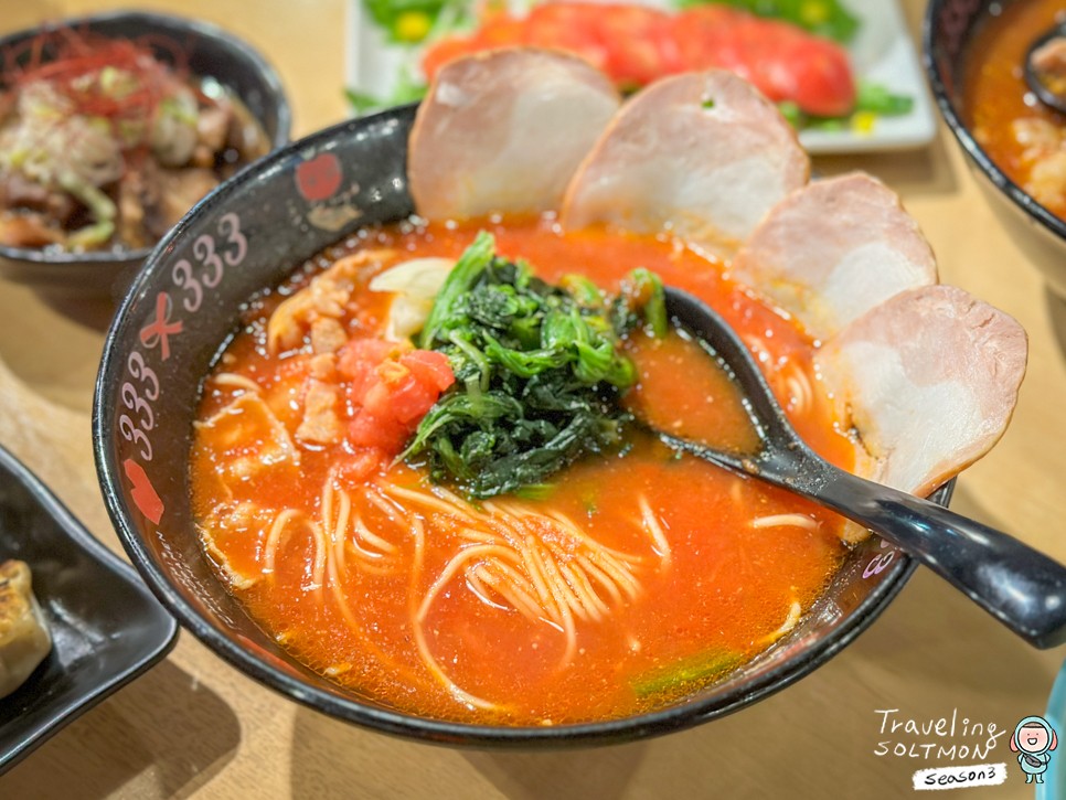 후쿠오카 맛집 추천 캐널시티 토마토 후쿠오카 라멘 산미