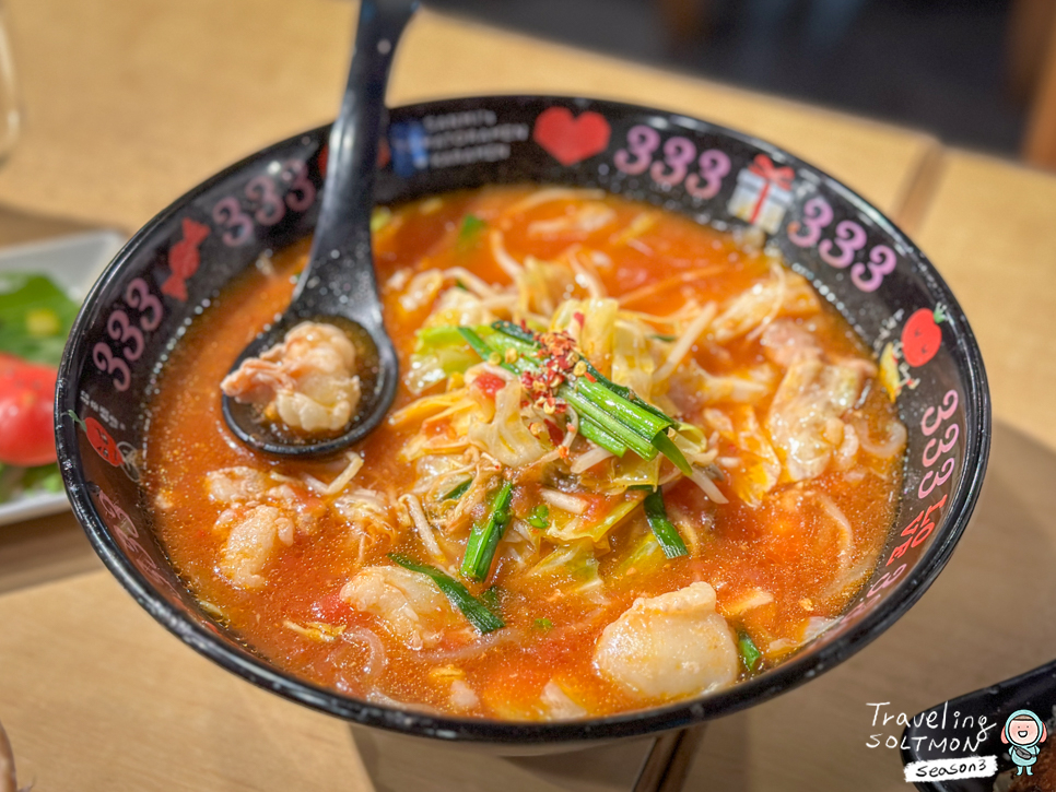 후쿠오카 맛집 추천 캐널시티 토마토 후쿠오카 라멘 산미