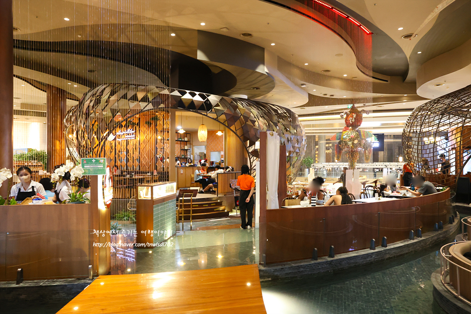 아이콘시암 쇼핑몰 태국 방콕 맛집 팁싸마이 팟타이,착즙오렌지쥬스
