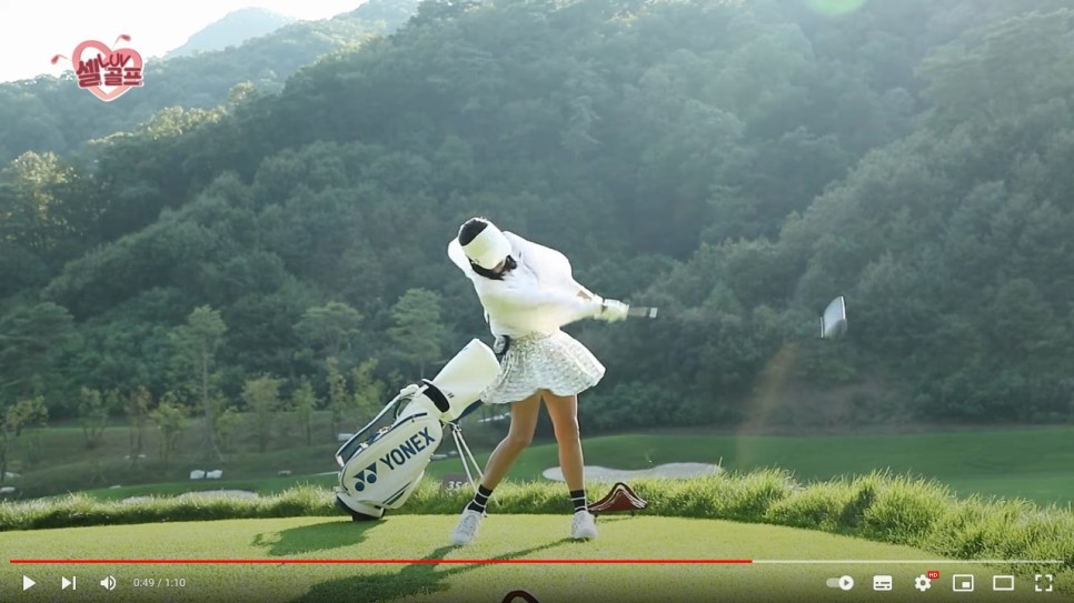 임진한 클라스 손예진 골프복 착장정보 피레티 골프웨어 여자 가을라운딩룩