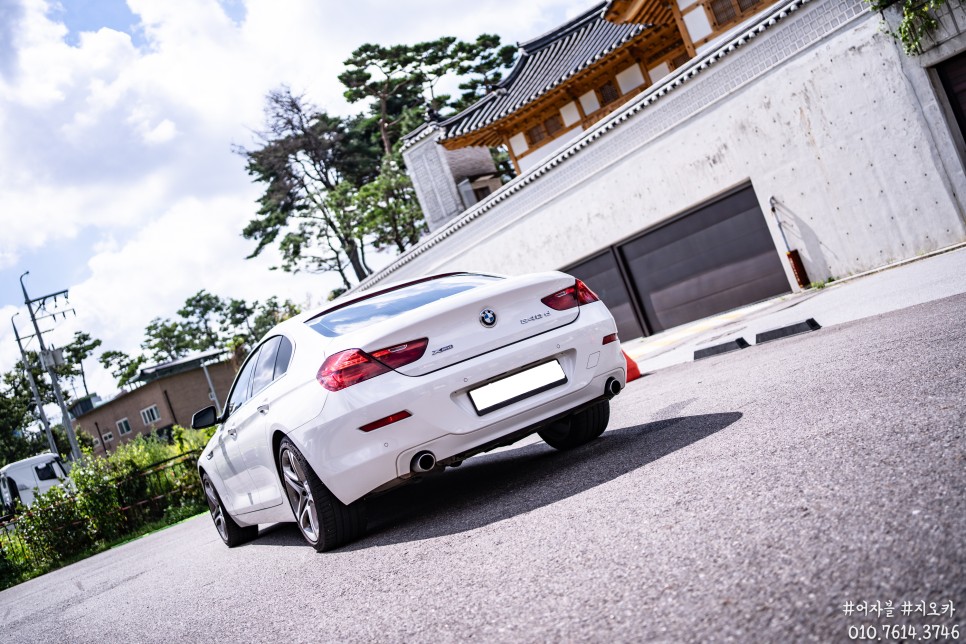 BMW 640d 엔진오일 연료필터 에어컨필터 하러 멀리서 오시는분