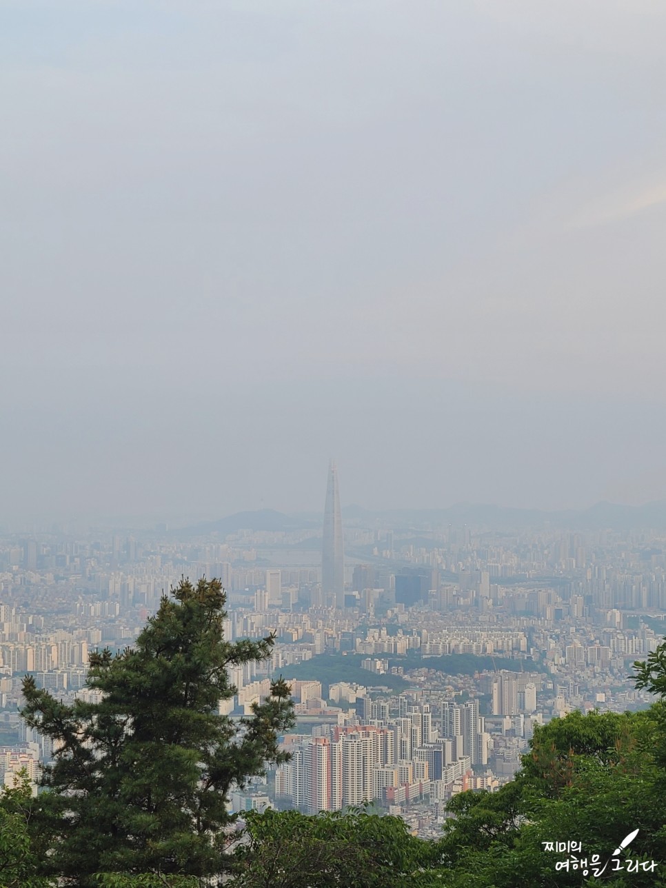 광주 남한산성 도립공원 둘레길 드라이브 등산 코스 서문전망대