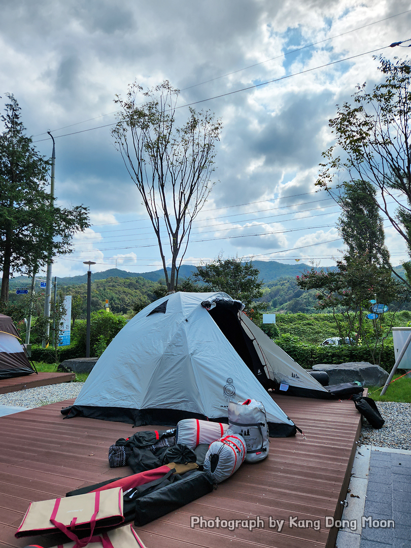 충청도 여행 추천 충남 금산 오토 캠핑장 적벽강 농촌체험 휴양마을 감성 가을 캠핑