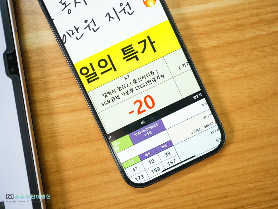 서울 휴대폰 성지 시세표 카페 가격 분석하기