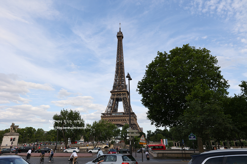 프랑스 여행 샤오궁에서 본 에펠탑