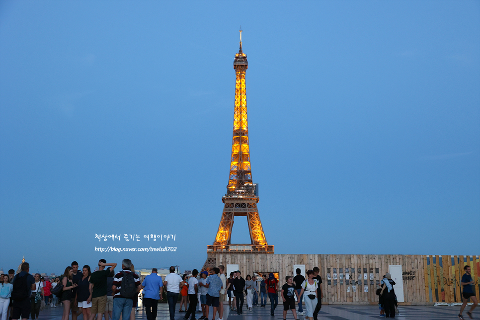 프랑스 여행 샤오궁에서 본 에펠탑