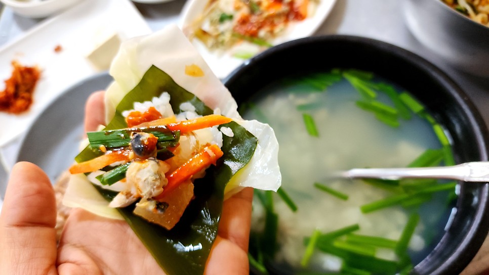 부산맛집 하동 재첩국정식 서면맛집 카레카레 뚝배기 함박스테이크