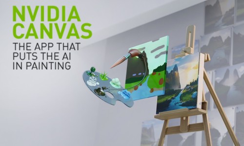 NVIDA Canvas AI 이미지 생성하기, 초간단 그림으로 실사 사진 만들기