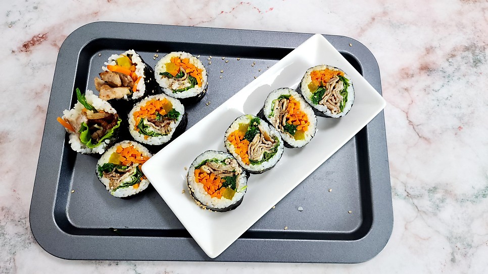 대패 삼겹살 김밥 만드는법 대패삼겹살구이 재료 간단 김밥 대패삼겹살요리