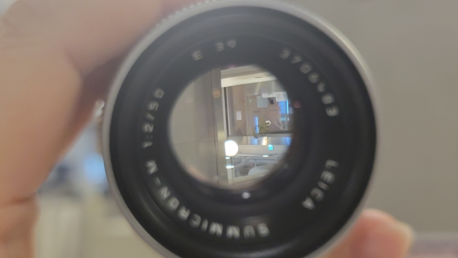 라이카 주미크론 50mm 4세대 실버 렌즈 판매합니다