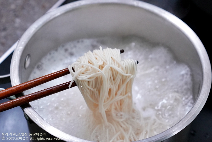 골뱅이무침 레시피 양념장 맛보장 골뱅이 소면무침 비빔면 요리 소면 삶는 시간 삶는법