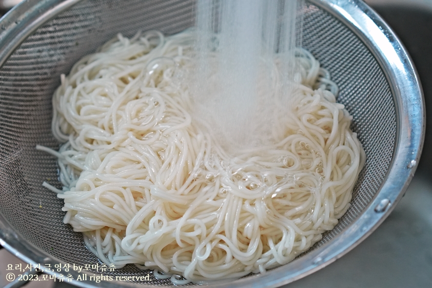 골뱅이무침 레시피 양념장 맛보장 골뱅이 소면무침 비빔면 요리 소면 삶는 시간 삶는법