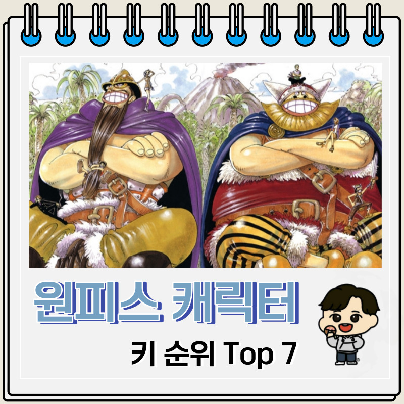 원피스 키 순위 Top 7