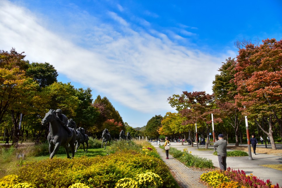 서울 단풍 명소 서울숲 단풍 가을 서울 여행지 단풍시기는 10월말예상