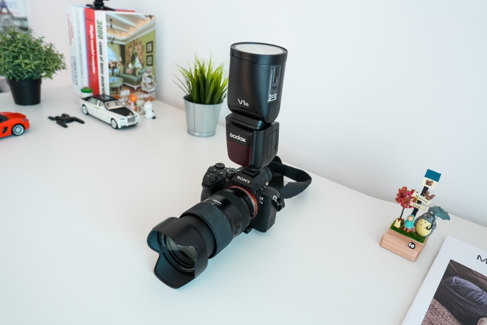 실내 제품 사진 필수 아이템 가우포토 고독스 V1 카메라 플래시(스트로브) 조명 리뷰 및 사용법
