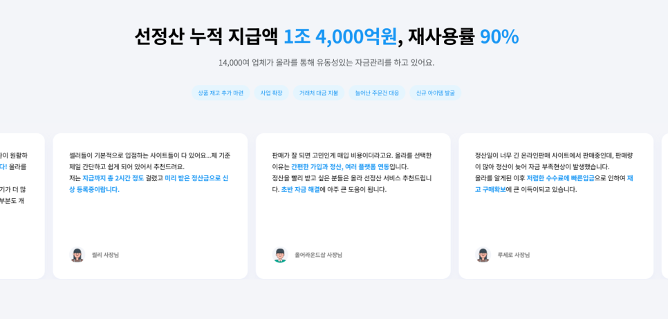 쇼핑몰 창업 후 쿠팡정산 고민이라면 올라핀테크