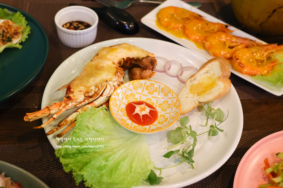 베트남 다낭 맛집 로컬 랍스터 에어컨 식당 논라