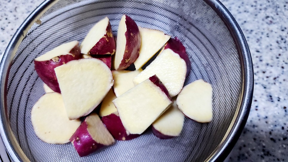 에어프라이어 고구마맛탕 만드는법 아이 간식 고구마빠스 만들기 고구마요리