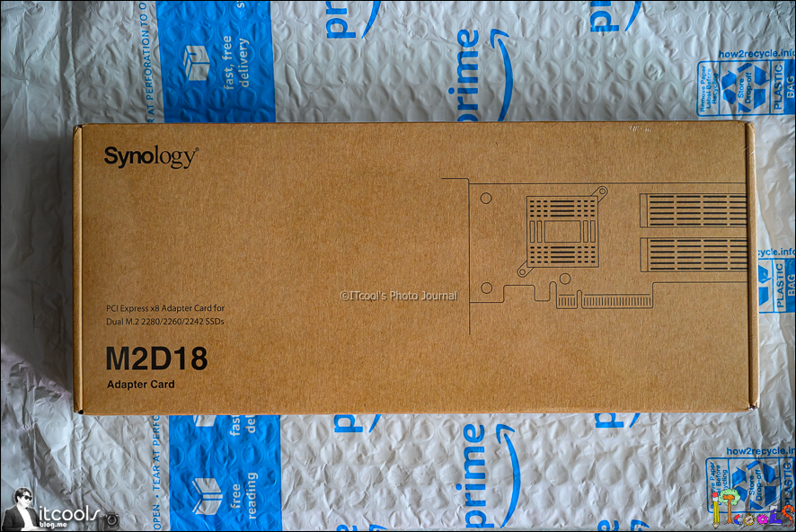 시놀로지 나스 I/O 성능 향상용 M.2 SSD 어댑터 카드 M2D18