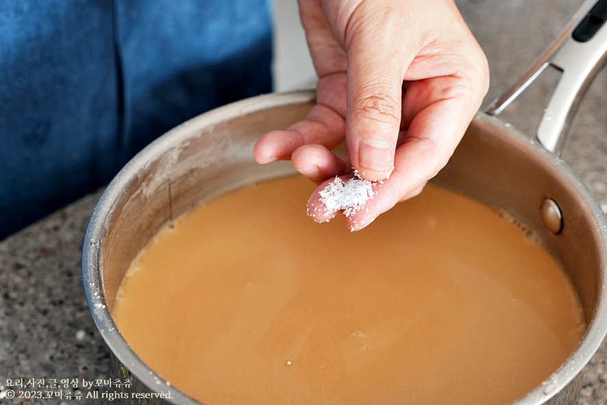 도토리묵 만들기 쑤는법 도토리묵가루 도토리묵 간장 양념장 만드는법