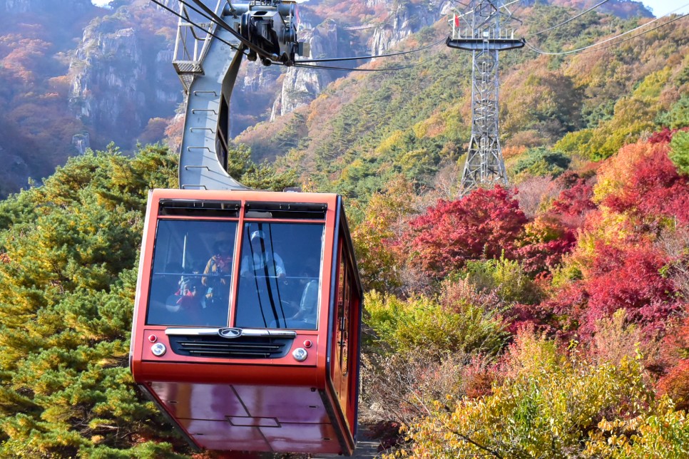 단풍 명소 대둔산 단풍 대둔산 케이블카 타고 구경 완주 여행