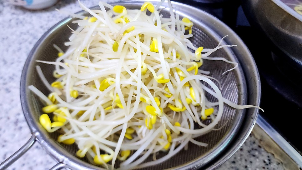 한그릇음식 전기 압력밥솥 콩나물밥 만들기 간장 양념장 만드는법 콩나물요리