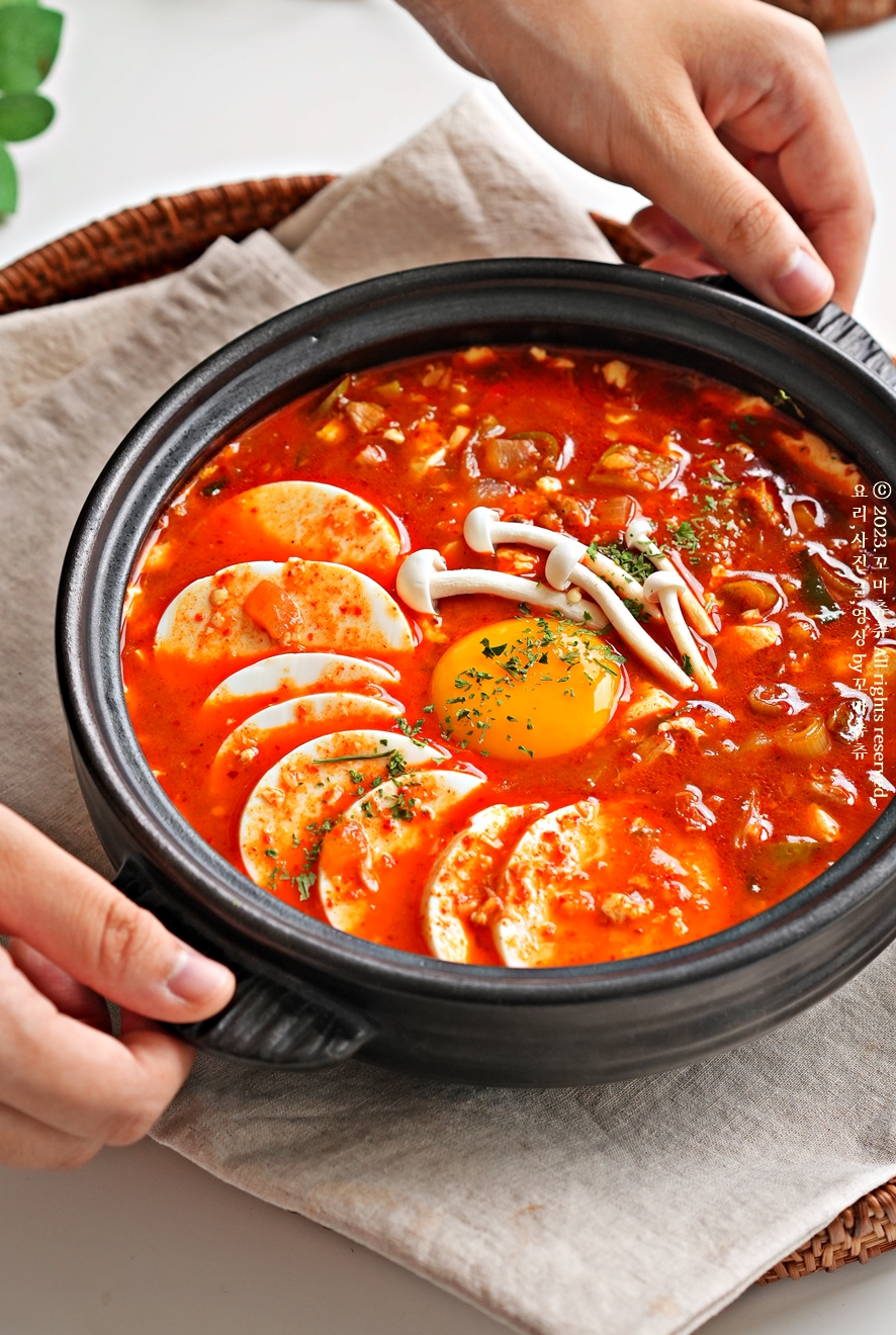 참치 순두부찌개 끓이는법 김치 순두부찌개 양념 레시피 재료 순두부 요리 얼큰한 찌개종류