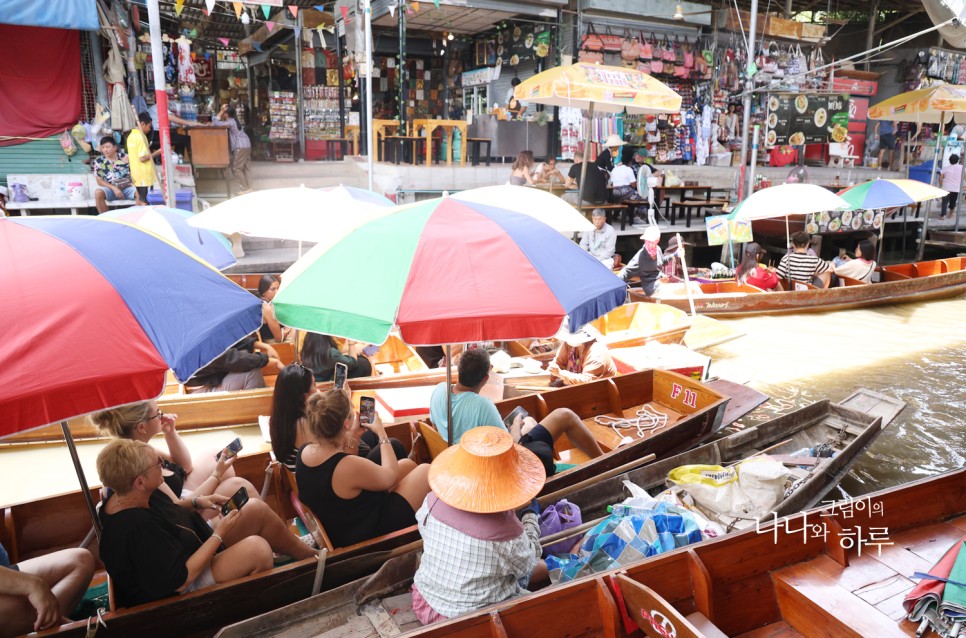방콕 자유여행코스 클룩 단독 차량투어 담넌사두억 수상시장, 매끌렁 기찻길