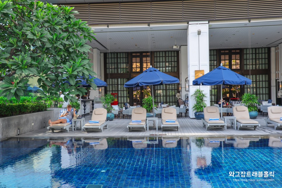 태국 방콕 5성급 호텔 추천 아테네 호텔 럭셔리 컬렉션 호텔, 방콕 수영장 조식 후기