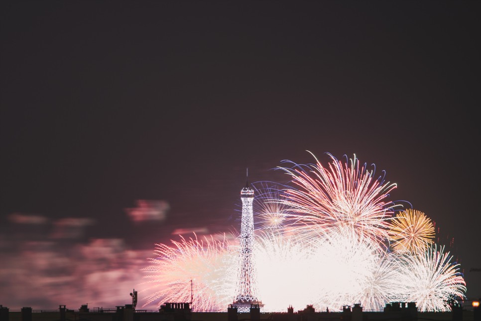 [파리] 혁명기념일 에펠탑 불꽃놀이 2019 사진