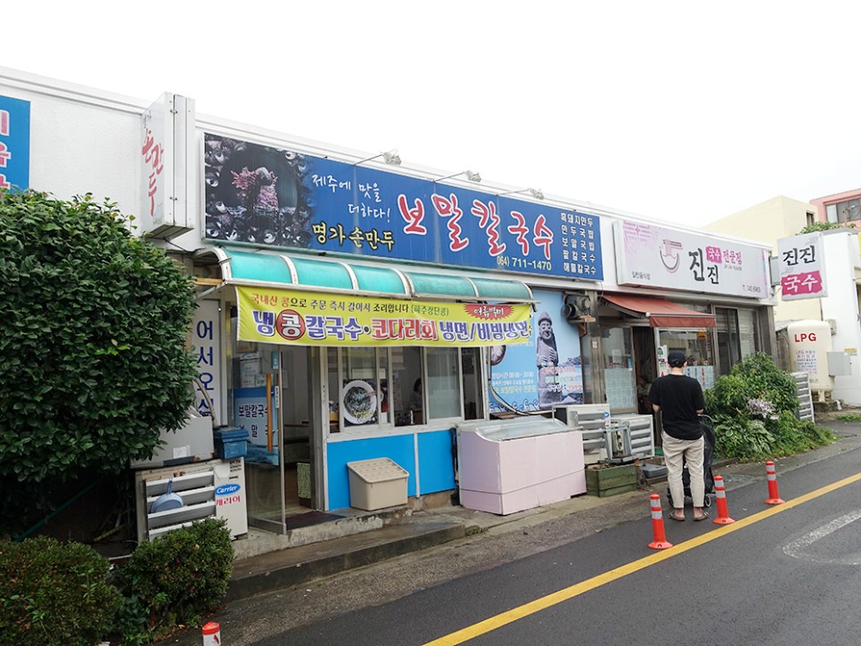 제주도청 맛집 명가손만두와 제주 보말칼국수