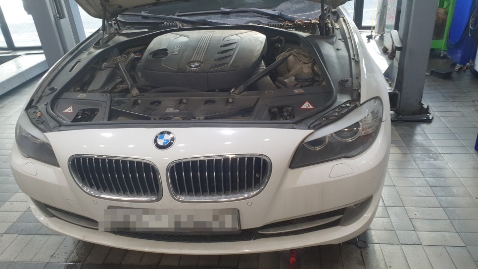 bmw 520d dpf크리닝 탈거해서 내부의 ash배출