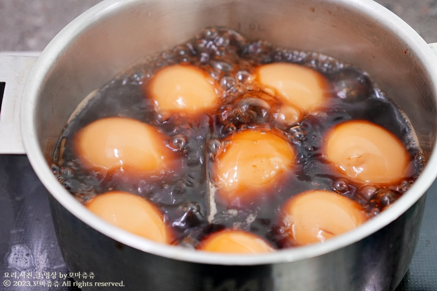 계란장조림 만들기 달걀장조림 레시피 맛있는 밑반찬 종류 계란 완숙 시간