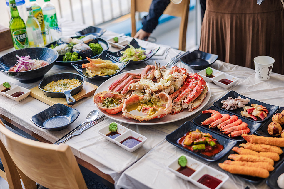 속초 킹크랩 맛집 대포항 직판장 특별한 메뉴 굿굿