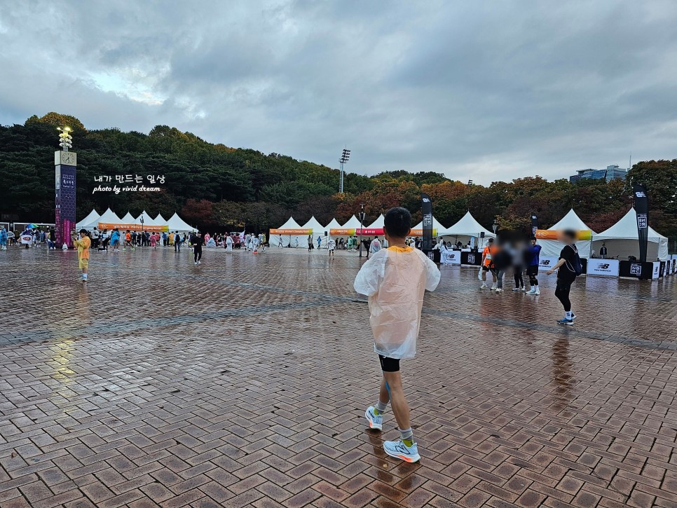 2023 JTBC 마라톤대회 우중 런 무사히 완주