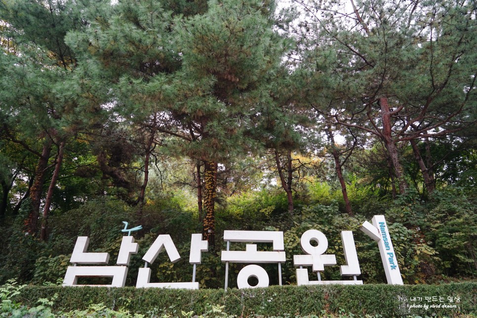 10월 서울 가볼만한곳  단풍명소 남산공원 백범광장