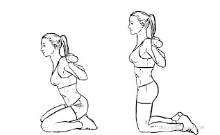 여자 하체 근력 힙업운동 엉덩이 근육 운동 효과 스쿼트 종류 닐링스쿼트 자세