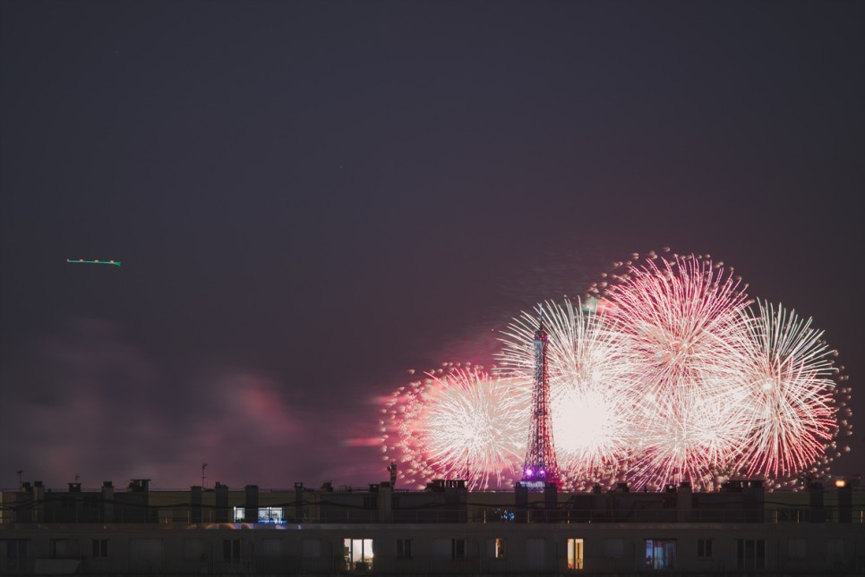 [파리] 혁명기념일 에펠탑 불꽃놀이 2019 사진