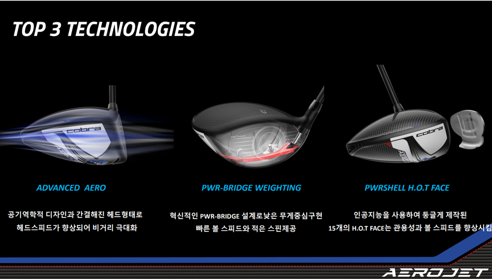 남성 골프 드라이버 추천, 코브라 골프 에어로젯 개봉기, 시타 후기