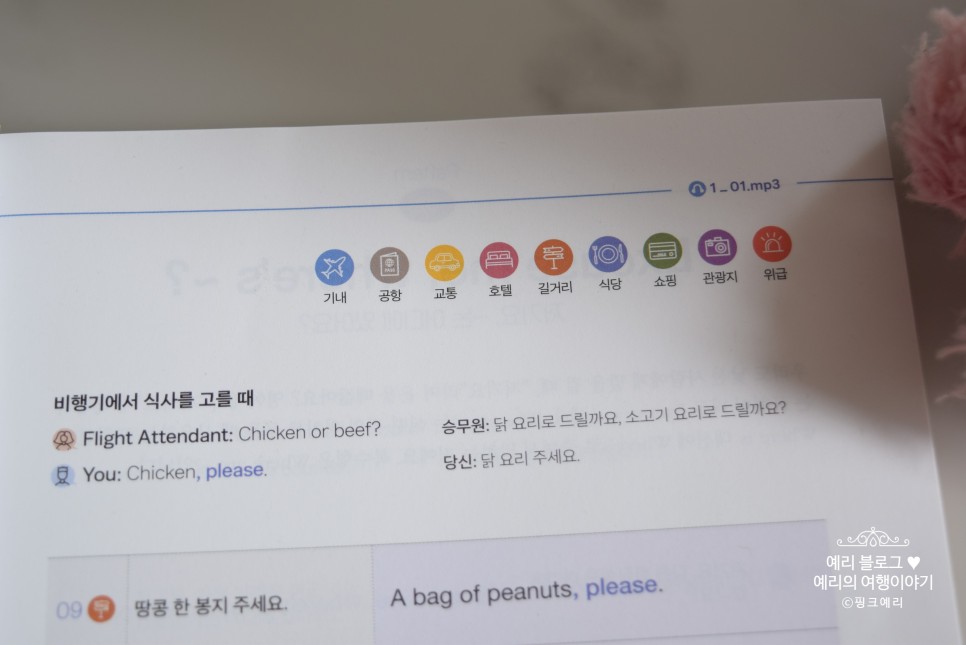 여행영어무작정따라하기 유용한 여행영어표현 영어회화 공부 8화