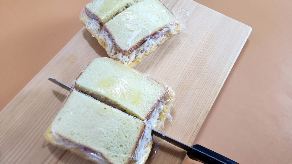 양배추계란 토스트 점심 도시락 메뉴 햄치즈 샌드위치 이삭 토스트 만들기