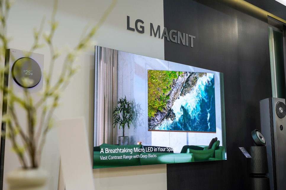 LG 기술력 어디까지 왔나? LG 매그니트 & 투명 올레드 대형 스크린을 만나다.